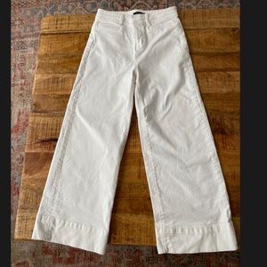 Ann Taylor Wide Leg Crop Pants